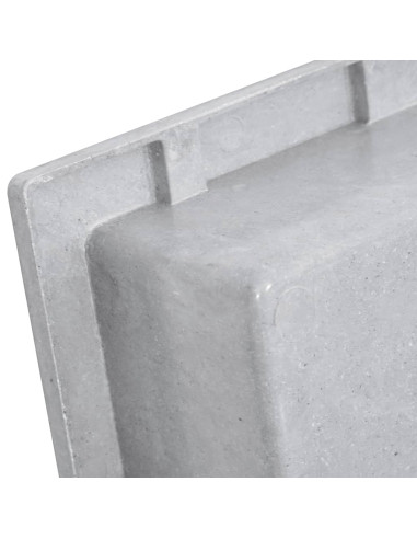 Nicchia da Doccia in Grigio Opaco 41x51x10 cm