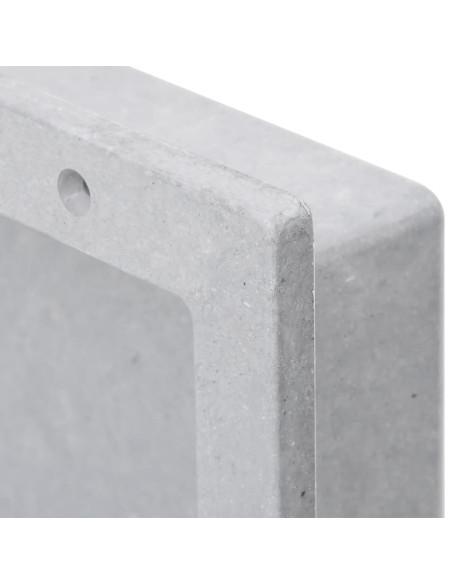 Nicchia da Doccia in Grigio Opaco 41x51x10 cm