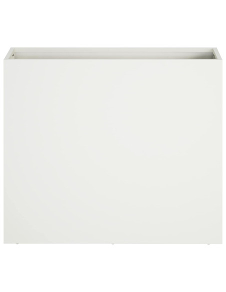 Vaso da giardino 2 pz Bianco 50 x 20 x 40 cm