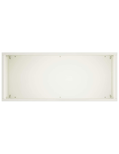 Vaso da giardino 2 pz Bianco 50 x 20 x 40 cm