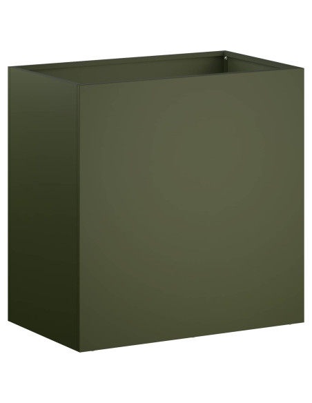 Vaso da giardino 2 pz Verde Oliva 50 x 30 x 40 cm