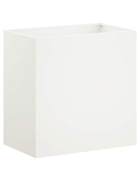Vaso da giardino Bianco 50 x 30 x 40 cm