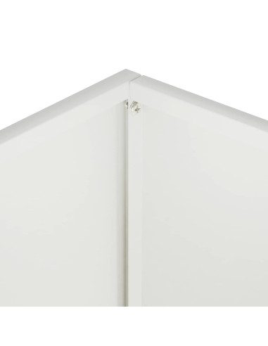 Vaso da giardino Bianco 50 x 30 x 40 cm