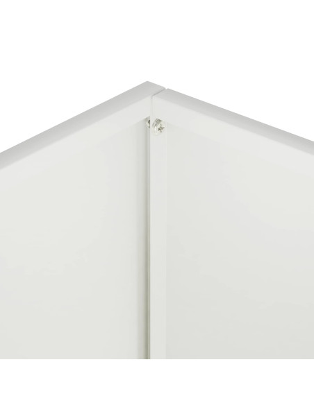 Vaso da giardino Bianco 50 x 30 x 40 cm