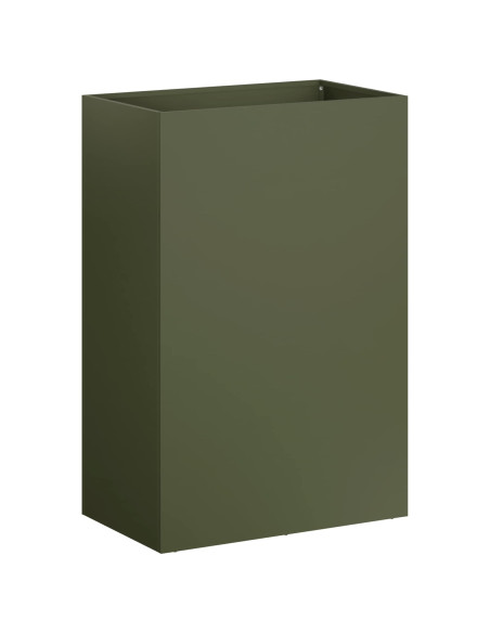Vaso da giardino Verde Oliva 50 x 30 x 75 cm