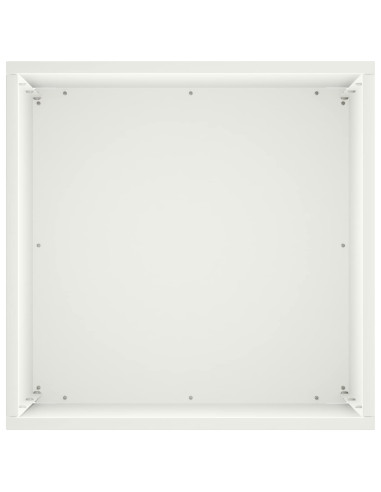 Vaso da giardino 2 pz Bianco 30 x 30 x 50 cm