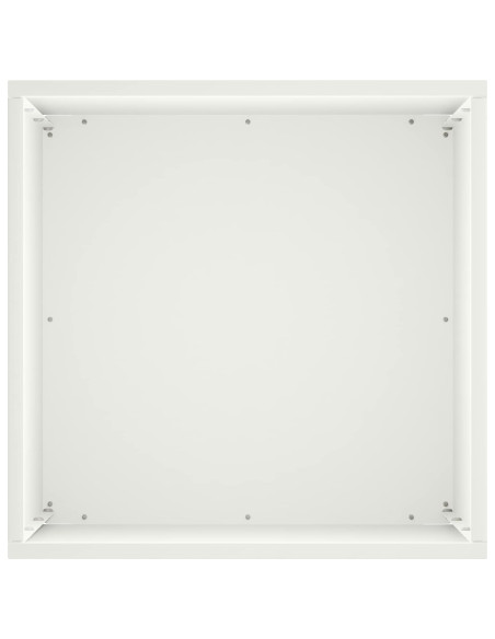 Vaso da giardino 2 pz Bianco 30 x 30 x 50 cm