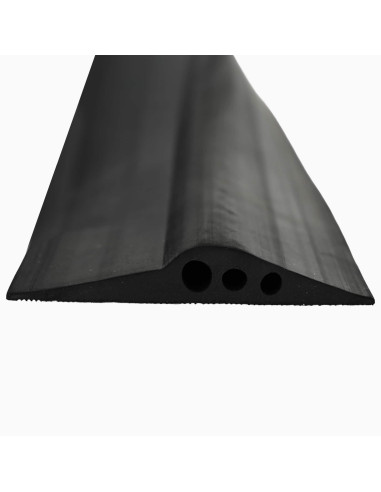 Guarnizione per pavimento del garage Nero 112 x 20 mm 5,5 m