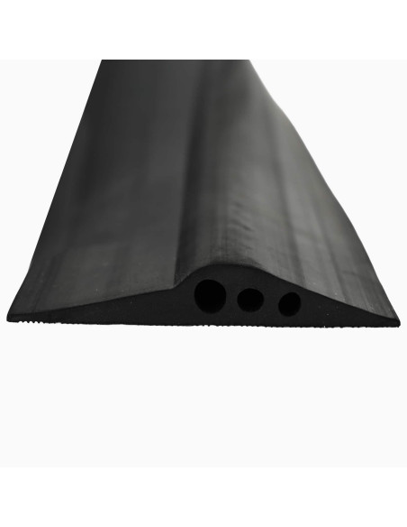 Guarnizione per pavimento del garage Nero 112 x 20 mm 5,5 m