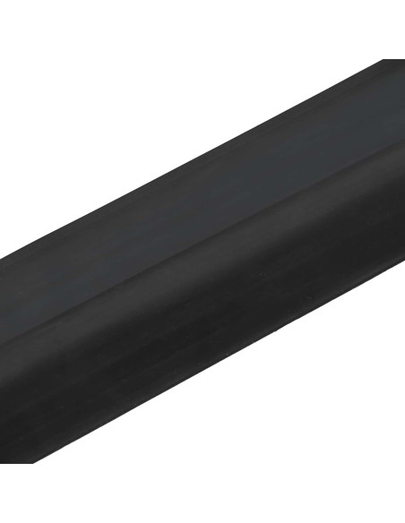 Guarnizione per pavimento del garage Nero 112 x 20 mm 5,5 m