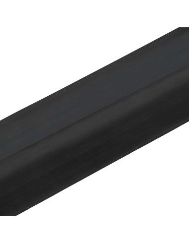 Guarnizione per pavimento del garage Nero 155 x 28 mm 5,5 m