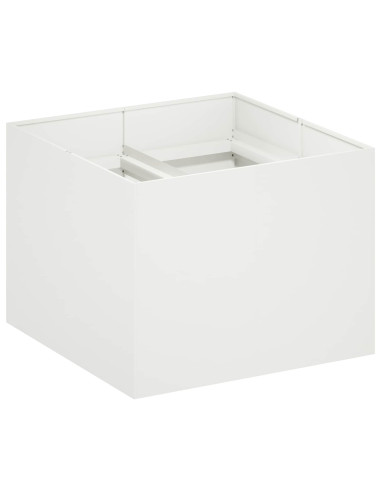 Vaso da giardino Bianco 80 x 80 x 60 cm