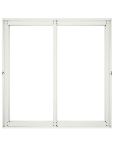Vaso da giardino Bianco 80 x 80 x 60 cm