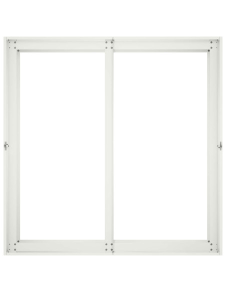 Vaso da giardino Bianco 80 x 80 x 60 cm