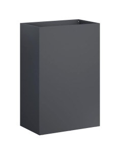 Vaso da giardino Antracite 50 x 40 x 75 cm 2