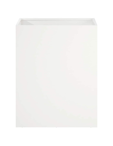 Vaso da giardino 2 pz Bianco 40 x 30 x 50 cm