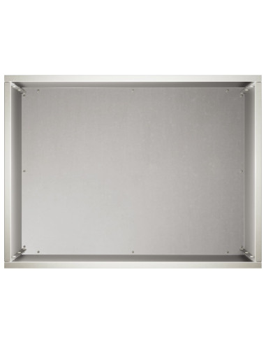 Vaso da giardino Argento 40 x 30 x 40 cm Acciaio Inox