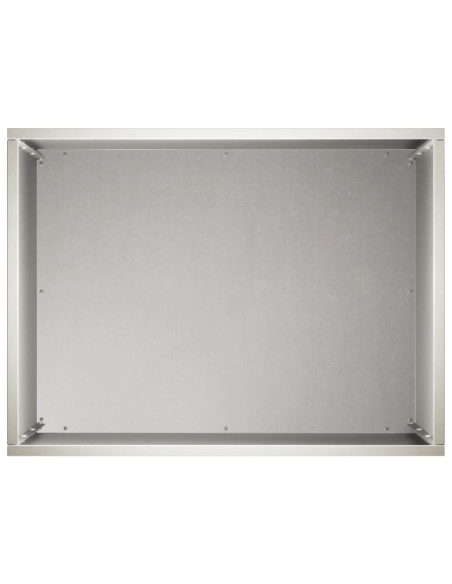 Vaso da giardino Argento 40 x 30 x 40 cm Acciaio Inox