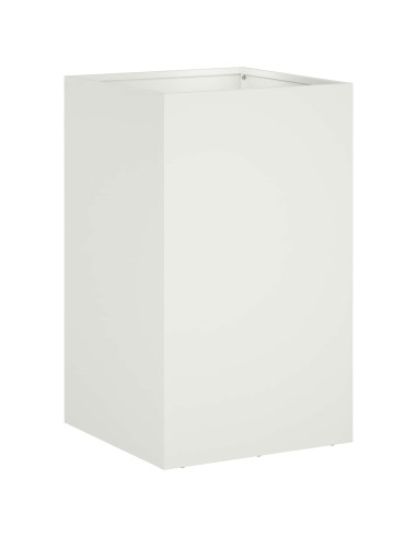 Vaso da giardino Bianco 30 x 30 x 40 cm