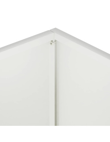 Vaso da giardino Bianco 30 x 30 x 40 cm