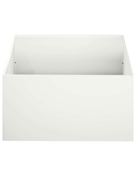 Vaso da giardino Bianco 60 x 60 x 30 cm