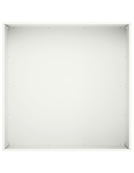 Vaso da giardino Bianco 60 x 60 x 30 cm