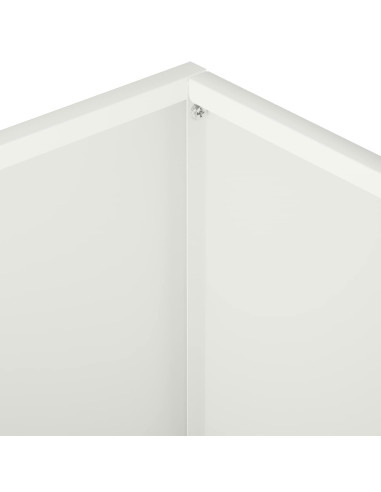 Vaso da giardino Bianco 60 x 60 x 30 cm