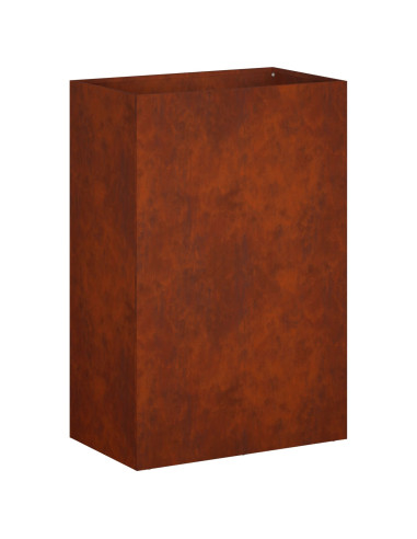 Vaso da giardino Ruggine 40 x 30 x 75 cm Acciaio Corten