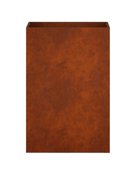 Vaso da giardino Ruggine 40 x 30 x 75 cm Acciaio Corten