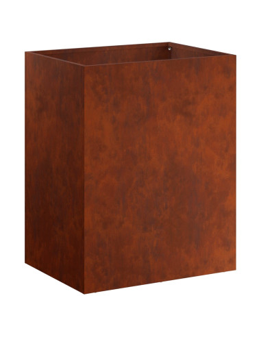 Vaso da giardino Ruggine 40 x 30 x 40 cm Acciaio Corten