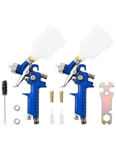 Kit di Pistole a Spruzzo HVLP con Coppa da 125 ml Ugello 0,8 mm 2