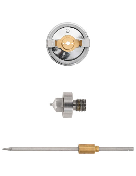 Ugello per Spruzzatore HVLP Ugello 0,8 mm Argento Acciaio Inox