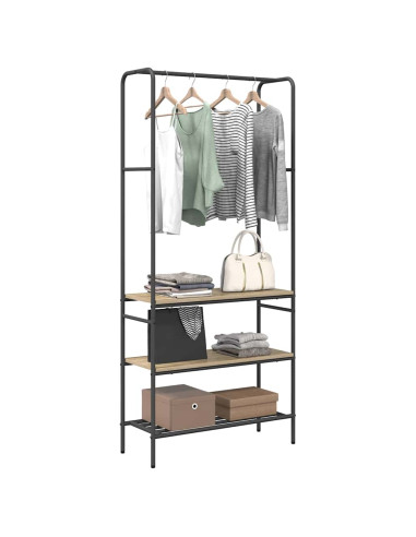 Stendibiancheria Rovere Sonoma 77 x 30 x 171 cm