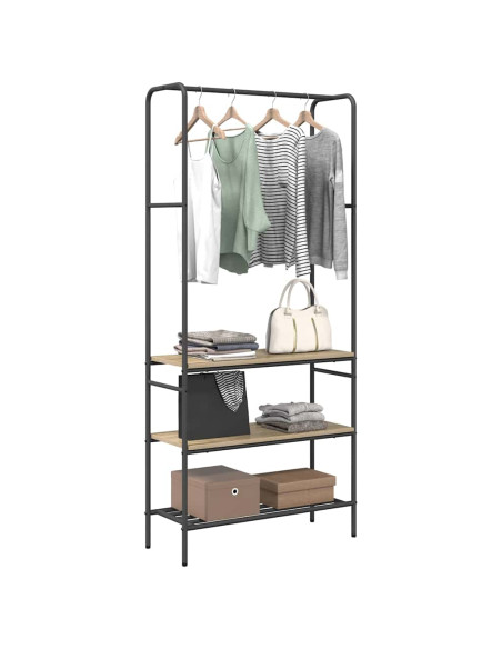 Stendibiancheria Rovere Sonoma 77 x 30 x 171 cm