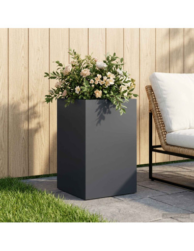 Vaso da giardino Antracite 40 x 40 x 50 cm