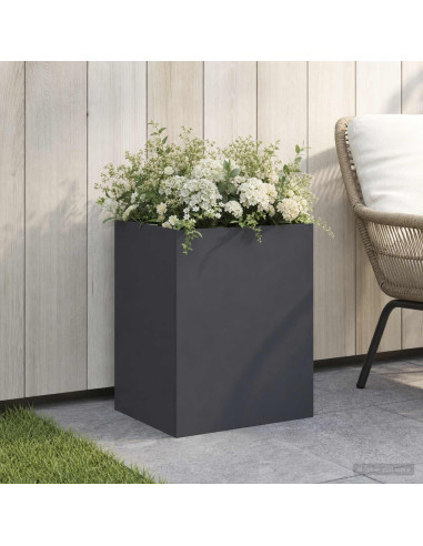 Vaso da giardino Antracite 40 x 30 x 40 cm