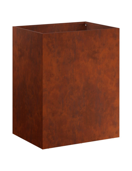 Vaso da giardino Ruggine 40 x 30 x 50 cm Acciaio Corten