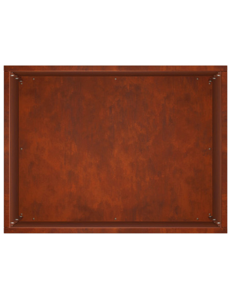 Vaso da giardino Ruggine 40 x 30 x 50 cm Acciaio Corten