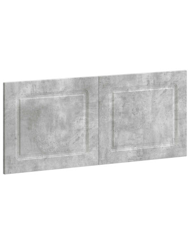 Testiera da Muro UTRECHT Grigio Cemento Legno ingegnerizzato