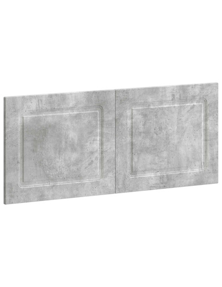 Testiera da Muro UTRECHT Grigio Cemento Legno ingegnerizzato