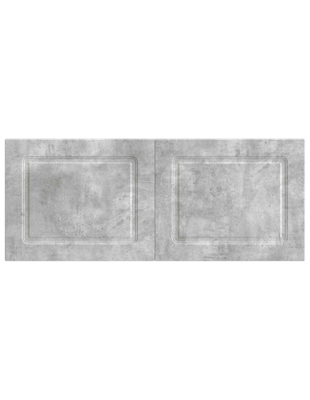 Testiera da Muro UTRECHT Grigio Cemento Legno ingegnerizzato