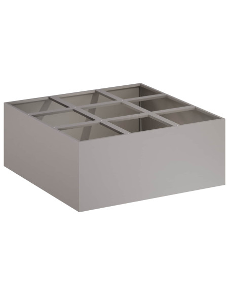 Vaso da giardino Ruggine 100 x 100 x 40 cm Acciaio Corten