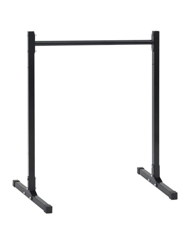 Stazione per dips 2 pz Nero 55 x 90 x 104.5 cm
