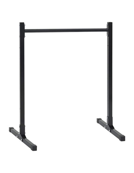Stazione per dips 2 pz Nero 55 x 90 x 104.5 cm