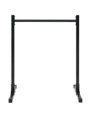 Stazione per dips 2 pz Nero 55 x 90 x 104.5 cm