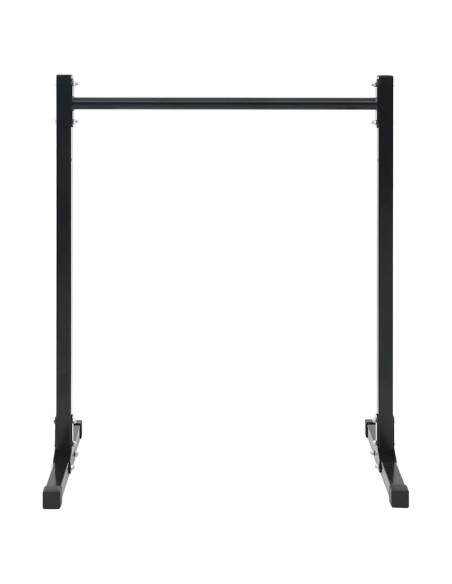 Stazione per dips 2 pz Nero 55 x 90 x 104.5 cm