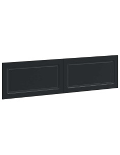 Testiera da Muro UTRECHT Nero Legno ingegnerizzato
