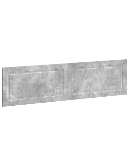 Testiera da Muro UTRECHT Grigio Cemento Legno ingegnerizzato