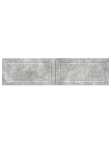 Testiera da Muro UTRECHT Grigio Cemento Legno ingegnerizzato