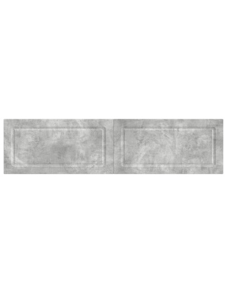 Testiera da Muro UTRECHT Grigio Cemento Legno ingegnerizzato